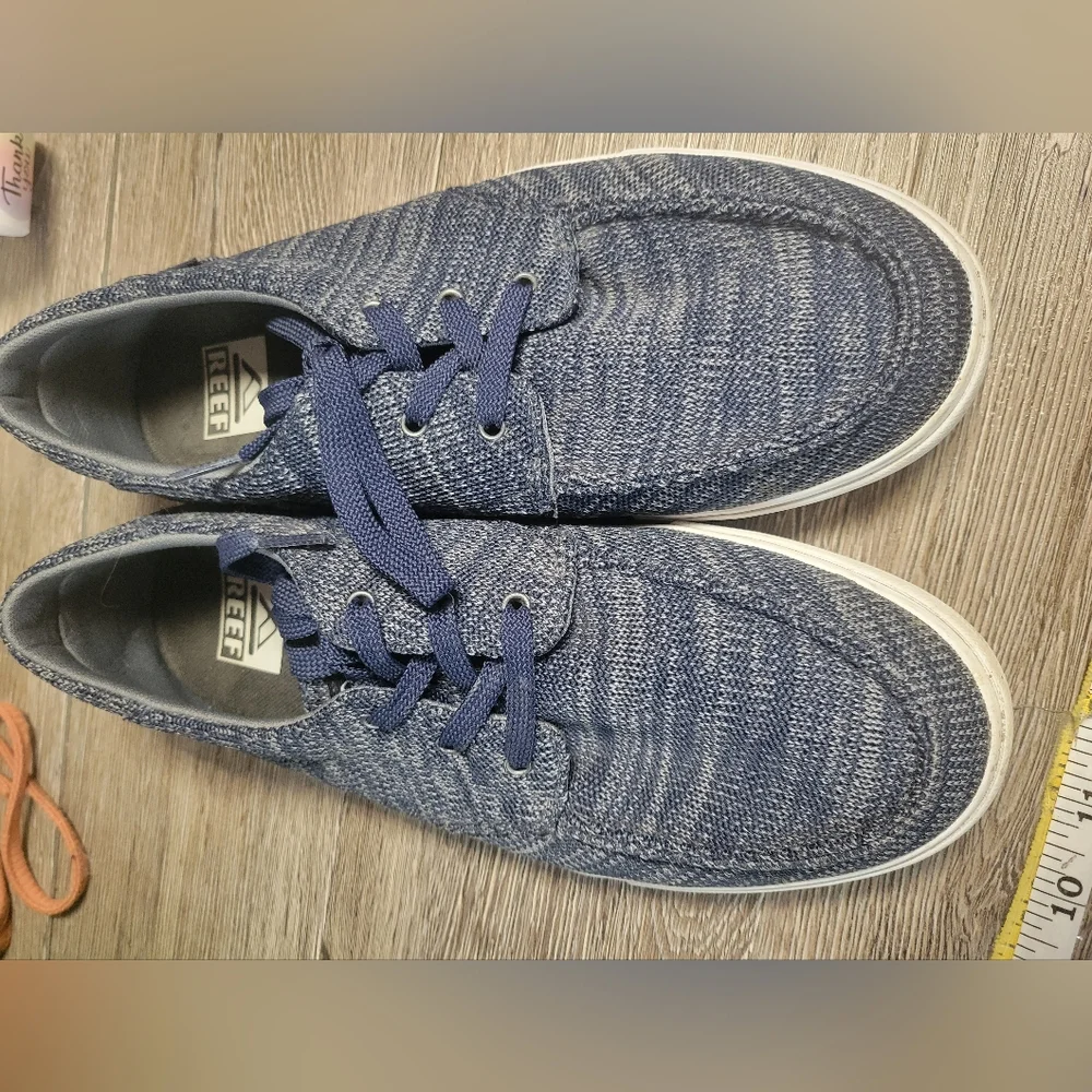 Reef Deckhand 3 Men’s Size 9.5‎ Shoes Blue Fabric Breathable